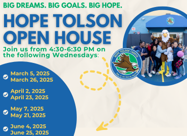  Hope Open House Dates